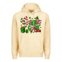 Pina Colada Candy Cane Crew Premium Hoodie - MaliasSmallBusiness