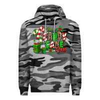 Slate Camo Candy Cane Crew Premium Hoodie - MaliasSmallBusiness