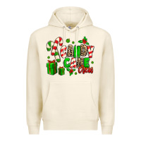 Tofu Candy Cane Crew Premium Hoodie - MaliasSmallBusiness