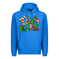 True Royal Candy Cane Crew Premium Hoodie - MaliasSmallBusiness