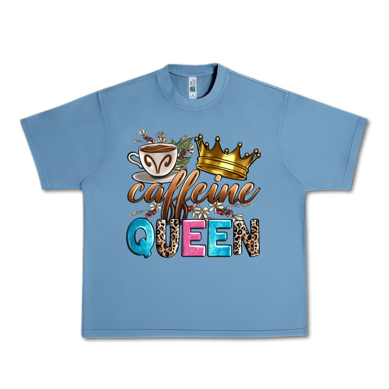 Caffeine Queen Urban Heavy Tee by Zillion Design Studio | Teevron