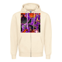 Sandshell halloween witch seamless pattern Zipper Hoodie - BundleAndBundleShop
