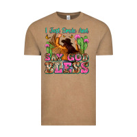 Vintage Coffee i just smile and say god bless Vintage Tee - Zillion Design Studio