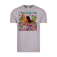 Vintage Zinc i just smile and say god bless Vintage Tee - Zillion Design Studio