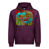 Mauve Wine latina mama Urban Hoodie - Jasminsmagicworld