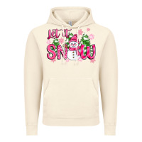 Vintage Artic pink christmas let it snow Vintage Hoodie - Zillion Design Studio