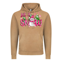 Vintage Camel pink christmas let it snow Vintage Hoodie - Zillion Design Studio