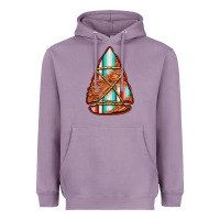 Lavender turquoise serape tooled leather arrowhead Heavyweight Hoodie - Jasminsmagicworld
