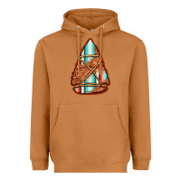 Meerkat turquoise serape tooled leather arrowhead Heavyweight Hoodie - Jasminsmagicworld
