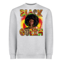 Heather Grey black queen Heavyweight Sweatshirt - Zillion Design Studio