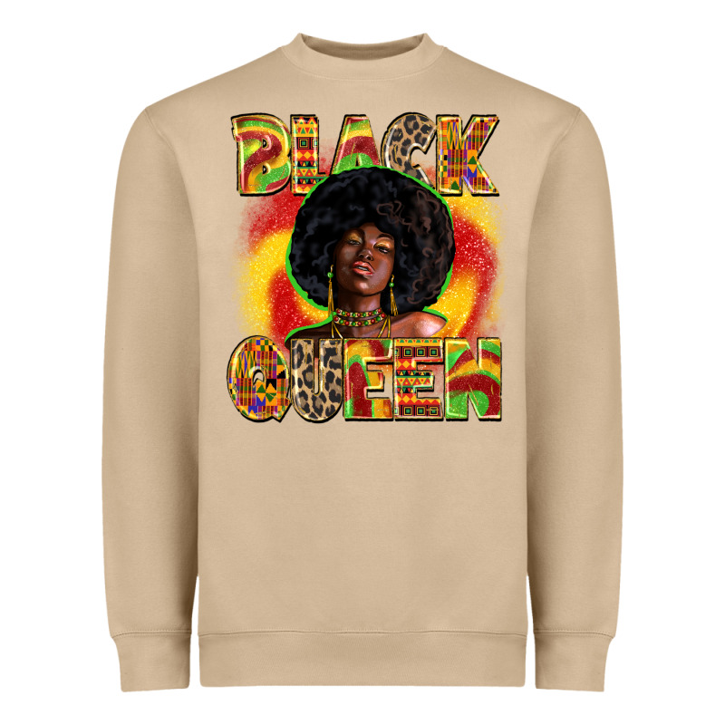 Black Queen Heavyweight Sweatshirt by Zillion Design Studio | Teevron
