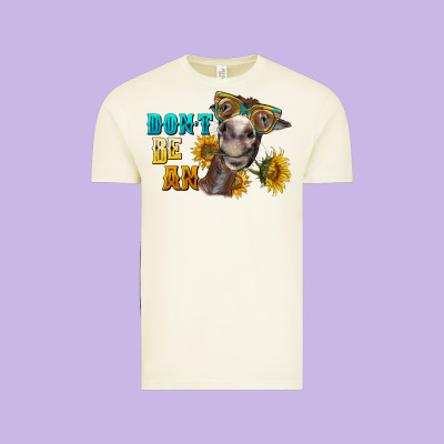 Don't Be An Ass Donkey Vintage Tee Designed By Barkaloodesign