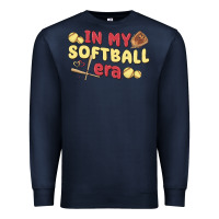 Navy in my softball era Premium Sweatshirt - MaliasSmallBusiness