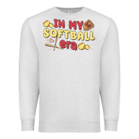 Oatmeal Heather in my softball era Premium Sweatshirt - MaliasSmallBusiness
