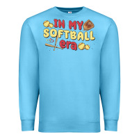 Ocean Blue in my softball era Premium Sweatshirt - MaliasSmallBusiness