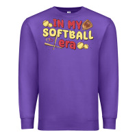 Purple in my softball era Premium Sweatshirt - MaliasSmallBusiness