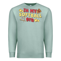 Seafoam in my softball era Premium Sweatshirt - MaliasSmallBusiness