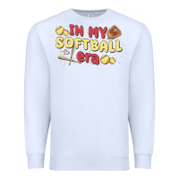 White in my softball era Premium Sweatshirt - MaliasSmallBusiness