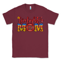 Burgundy firefighter mom Classic Tee - HRA Design Shop