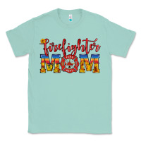 Seafoam firefighter mom Classic Tee - HRA Design Shop