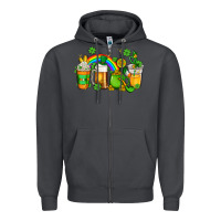 Smoke st patricks coffee Zipper Hoodie - AdoDesignShop