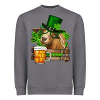 Storm St. Patrick's Day Goat And Beer Heavyweight Sweatshirt - RanaPortraitStore