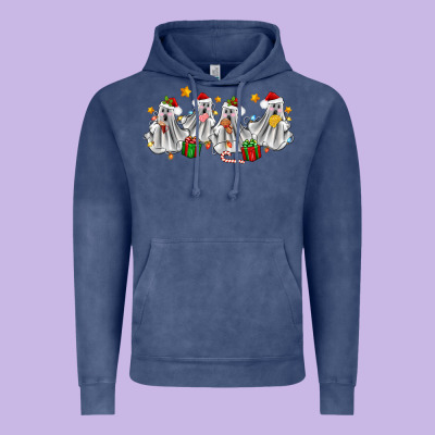 Vintage Hoodie pantasmas ghost christmas