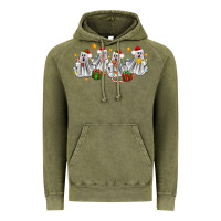 Vintage Olive pantasmas ghost christmas Vintage Hoodie - Zillion Design Studio