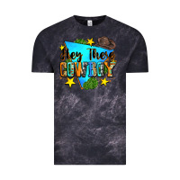 Cloud Black hey there cowboy Vintage Tee - Zillion Design Studio