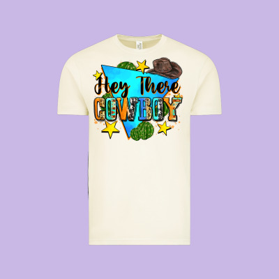 Hey There Cowboy Vintage Tee Designed By Zillion Design Studio