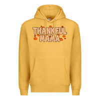 Mustard Thankful Mama Premium Hoodie - MaliasSmallBusiness