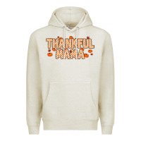 Oatmeal Heather Thankful Mama Premium Hoodie - MaliasSmallBusiness