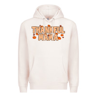 Pale Pink Thankful Mama Premium Hoodie - MaliasSmallBusiness