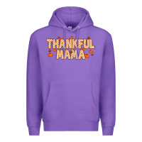 Purple Thankful Mama Premium Hoodie - MaliasSmallBusiness