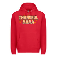Red Thankful Mama Premium Hoodie - MaliasSmallBusiness