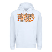 White Thankful Mama Premium Hoodie - MaliasSmallBusiness