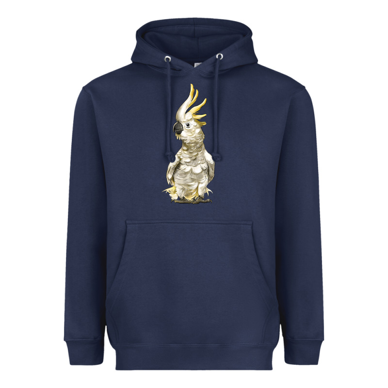 Cockatoo Bird Heavyweight Hoodie by LillyAllenDesigns | Teevron