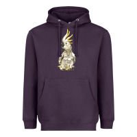 Plum Cockatoo Bird Heavyweight Hoodie - LillyAllenDesigns