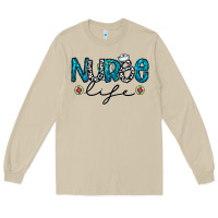 Mushroom Nurse life Long Sleeve Tee - CowhideDigitalArt