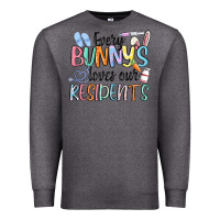Charcoal Heather every bunny loves our residents Premium Sweatshirt - MaliasSmallBusiness