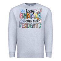 Heather Grey every bunny loves our residents Premium Sweatshirt - MaliasSmallBusiness