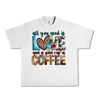 Lunar Rock all you need is love and a good cup of coffee Urban Heavy Tee - Zillion Design Studio