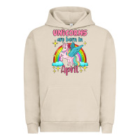 Pigment French Oak unicorns are born in april Urban Hoodie - Jasminsmagicworld