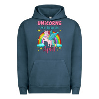 Pigment Midnight Navy unicorns are born in april Urban Hoodie - Jasminsmagicworld