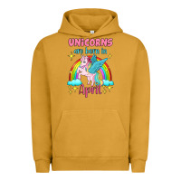 Pigment Peanut Butter unicorns are born in april Urban Hoodie - Jasminsmagicworld