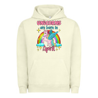 Pigment Pistachio unicorns are born in april Urban Hoodie - Jasminsmagicworld