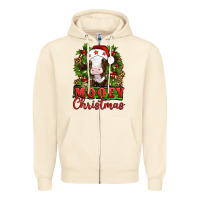 Sandshell Mooey christmas Zipper Hoodie - Artiststas
