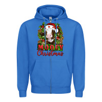True Royal Mooey christmas Zipper Hoodie - Artiststas