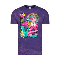 Cloud Purple love summer unicorn Vintage Tee - texasbilliewilder