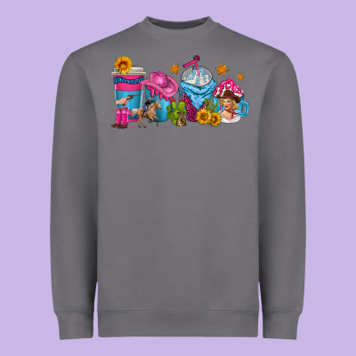 Heavyweight Sweatshirt cowgirl coffee cups